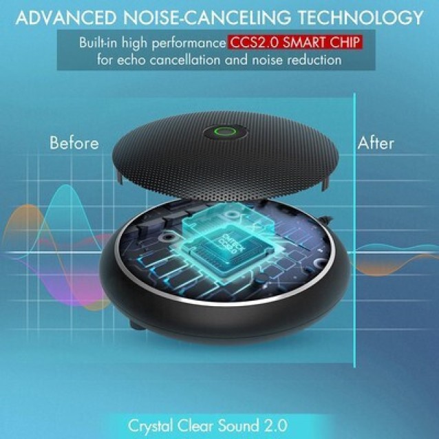 CMTECK επιτραπέζιο μικρόφωνο M003, omnidirectional, USB, μαύρο