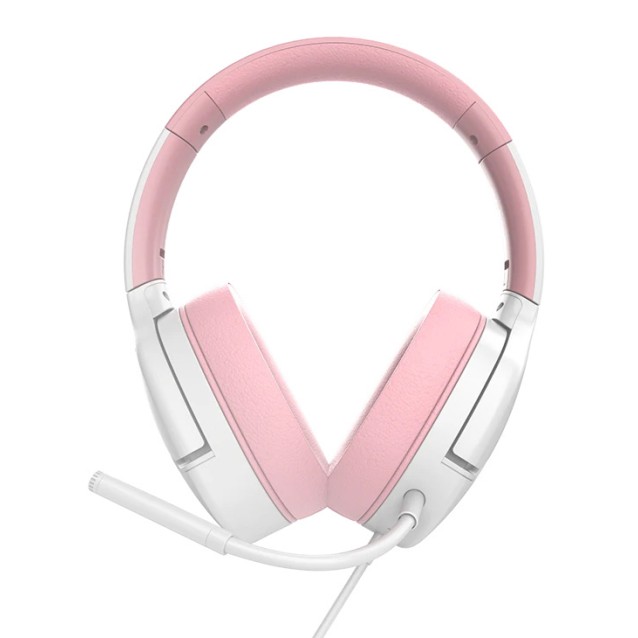 SADES gaming headset Spower, 3.5mm σύνδεση, 40mm, multi-platform, ροζ/λευκό