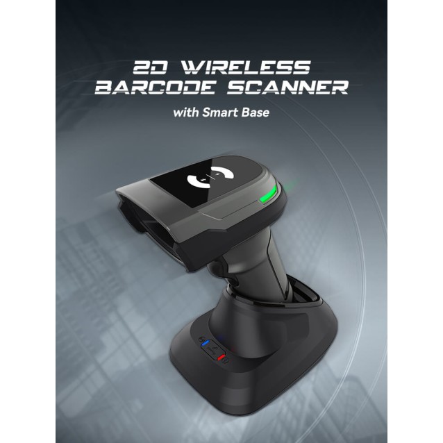 NG BAR-2405 ΑΣΥΡΜΑΤΟ BARCODE SCANNER, 2D, 2.4+ΒΤ, 2200 mAh