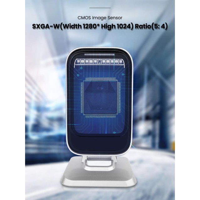 NG BAR-2403 BARCODE SCANNER ΠΑΓΚΟΥ ΟΡΘΟΓΩΝΙΟ, 2D, USB