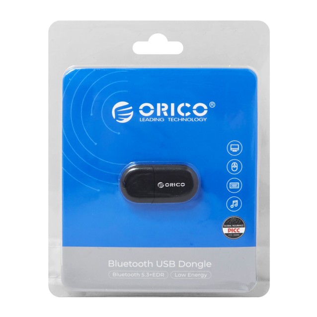 ORICO USB αντάπτορας Bluetooth 5.3 BTA-53, μαύρος
