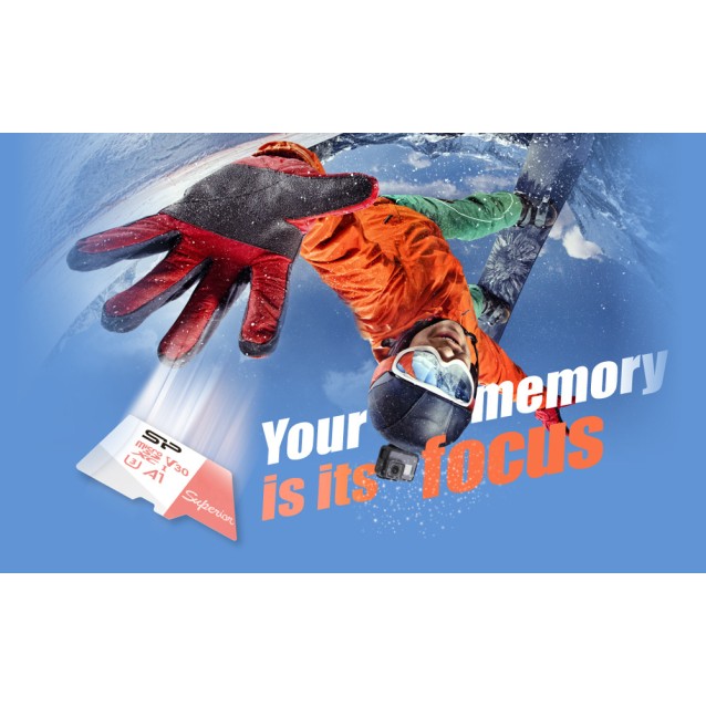 SILICON POWER κάρτα μνήμης microSDXC Superior, 128GB, C10 UHS-I U3 A1 V30