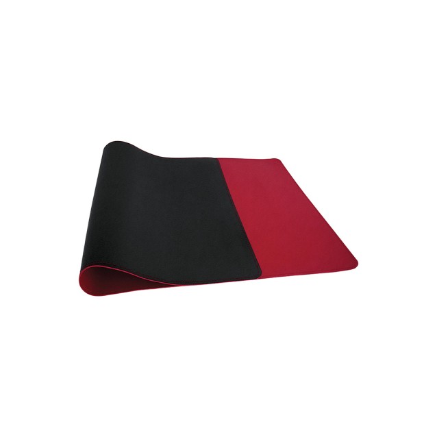 XL Δερμάτινο mousepad διπλής όψης μαύρο-κόκκινο, 800x345x1.8mm.