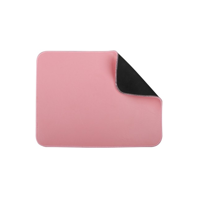 Δερμάτινο mousepad σε ροζ χρώμα, 350x270x3mm.