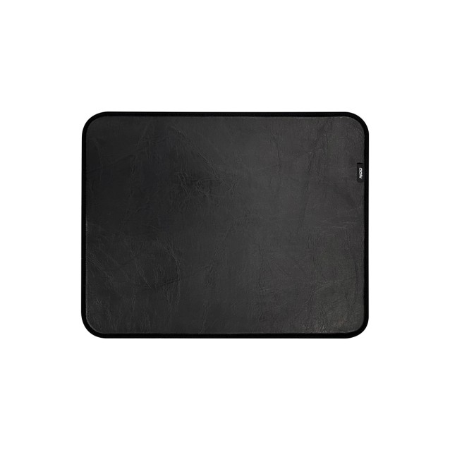 Δερμάτινο mousepad σε μαύρο χρώμα, 350x270x3mm.