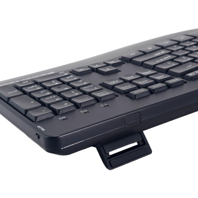 POWERTECH set ποντίκι & πληκτρολόγιο PT-1490, 2.4GHz & Bluetooth, μαύρο