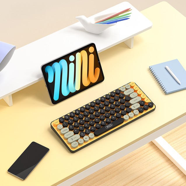 XO KB-12 YELLOW COLOR Ασύρματο πληκτρολόγιο