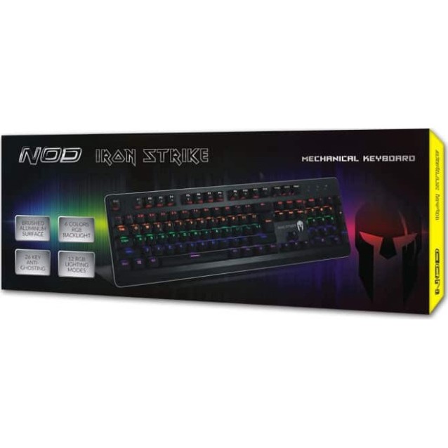 Gaming Πληκτρολόγιο NOD Iron Strike - Black