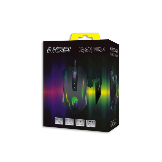 Ενσύρματο RGB Gaming mouse, με ανάλυση έως 3200DPI.