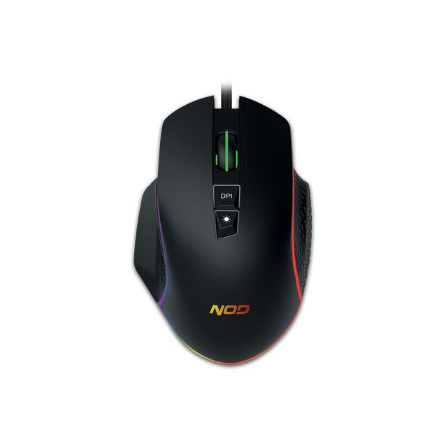 Ενσύρματο RGB gaming mouse, με ανάλυση έως και 6400 DPI.