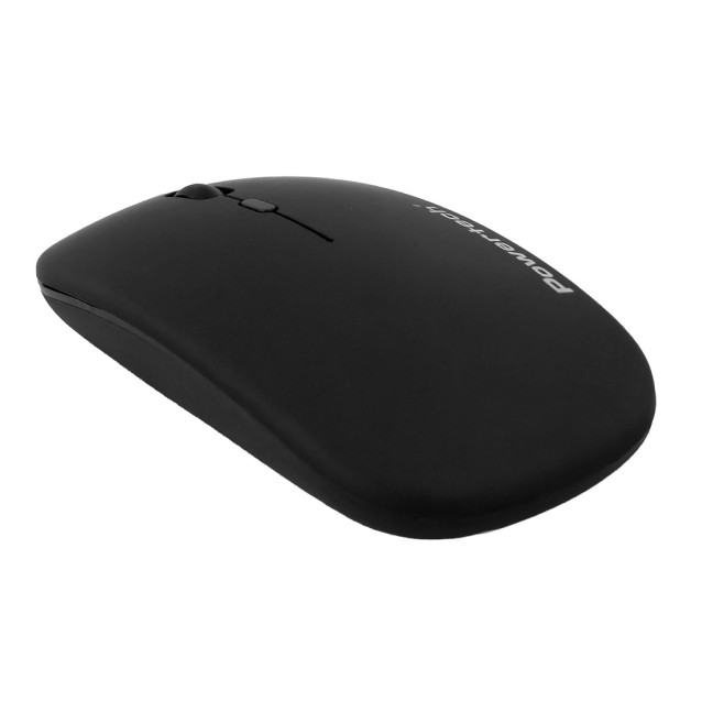 POWERTECH ασύρματο ποντίκι PT-1381, 2.4GHz & Bluetooth, έως 1600DPI, 500mAh, μαύρο