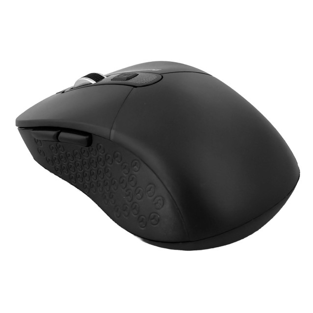 POWERTECH ασύρματο ποντίκι PT-1466, USB δέκτης, έως 1600DPI, μαύρο