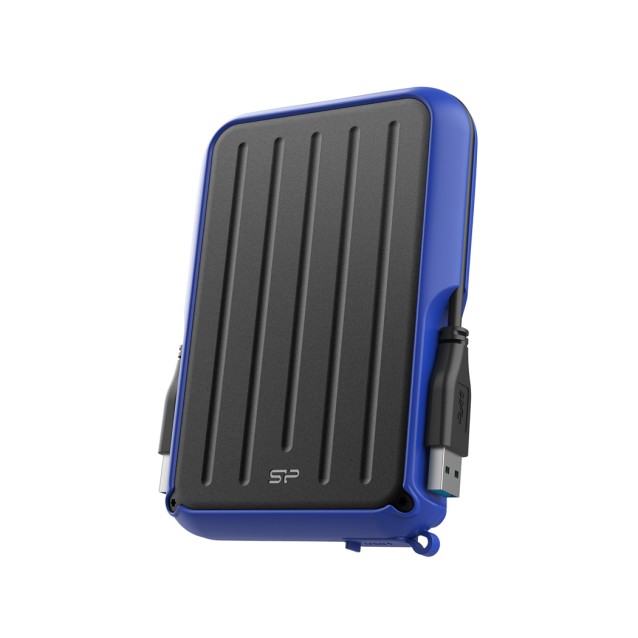 SILICON POWER εξωτερικός HDD Armor A66, 4TB, USB 3.2, μπλε