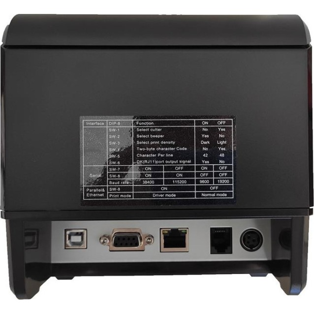 NG 850 ΘΕΡΜΙΚΟΣ ΕΚΤΥΠΩΤΗΣ, 80mm, USB / Serial / Ethernet (171375)