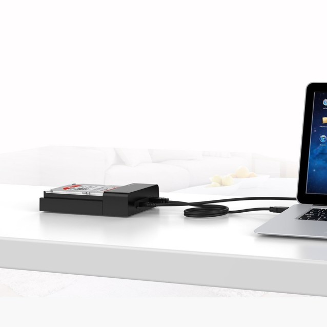 ORICO docking station για 2.5" ή 3.5" SATA HDD/SSD 6518US3-V2, 5Gbps, μαύρο