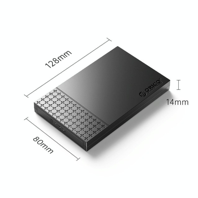 ORICO θήκη για 2.5" SATA HDD/SSD 2526U3-V1, 5Gbps, μαύρη