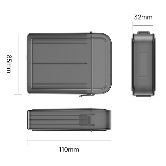 ORICO θήκη προστασίας για 2x 2.5" HDD PPH25, γκρι/διάφανη