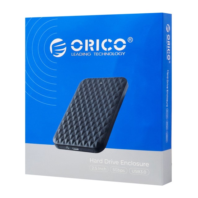 ORICO θήκη για 2.5" SATA HDD/SSD 2520U3-V1, 5Gbps, μαύρη