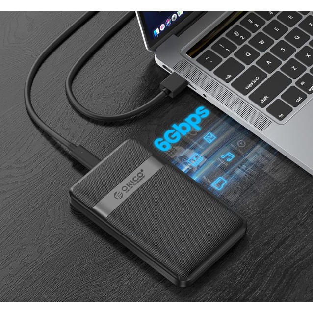 ORICO θήκη για 2.5" SATA HDD/SSD 2577C3-V1, 6Gbps, μαύρη