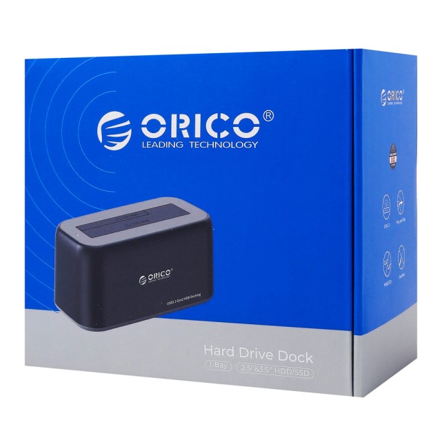 ORICO docking station για 2.5" ή 3.5" SATA HDD/SSD 6819C3-V1, 5Gbps, μαύρο