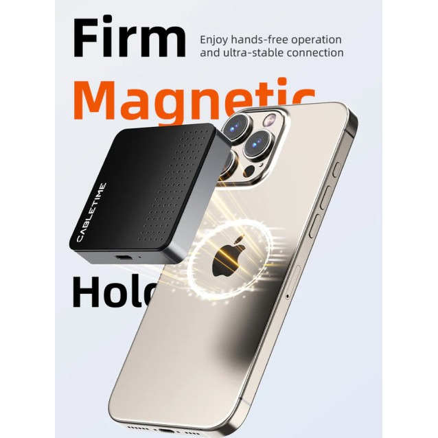 CABLETIME θήκη για M.2 NVME SSD CT-SSD04-AG, μαγνητική, 10Gbps, γκρι