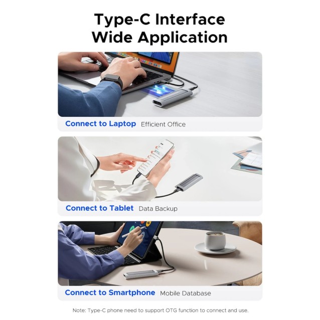 ORICO θήκη για M.2 NVME/NGFF SSD AXM2S-G2, 10Gbps, tool free, γκρι