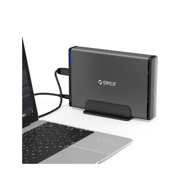 ORICO εξωτερική θήκη για 3.5" HDD 7688U3, USB3.0, 5Gbps, έως 12TB, μαύρη