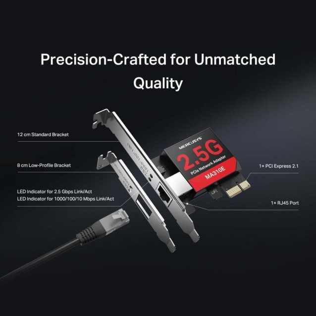 MERCUSYS MA310E 2.5 Gigabit PCle network adapter