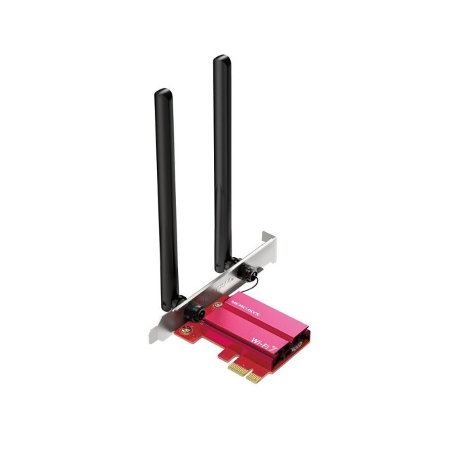 MERCUSYS κάρτα δικτύου WiFi 7 & Bluetooth MA37BE, 6500Mbps BE6500, PCIe, V1.0