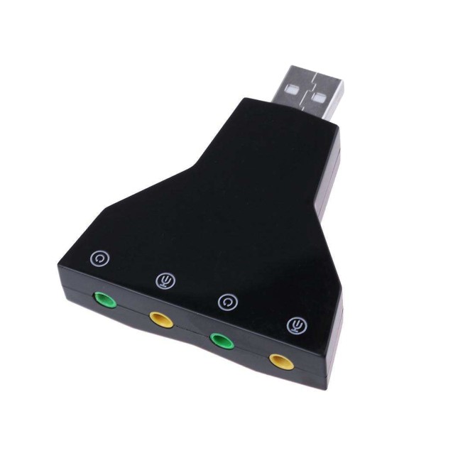 POWERTECH USB κάρτα ήχου 7.1CH, με έξοδο μικρόφωνου και ακουστικού