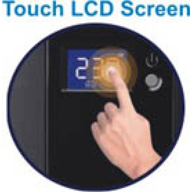 UPS LINE INTERACTIVE 800VA ΤΡΟΠΟΠΟΙΗΜΕΝΟΥ ΗΜΙΤΟΝΟΥ LAPARA TOUCH SCREEN LCD VOL