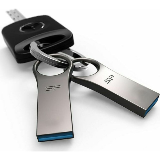 SILICON POWER USB Flash Drive Jewel 80, 64GB, USB 3.2, ασημί