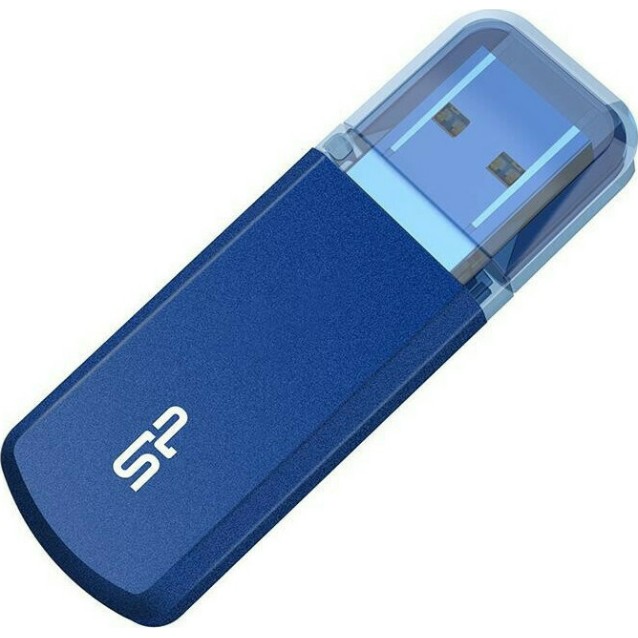 SILICON POWER USB Flash Drive Helios 202, 128GB, USB 3.2, μπλε