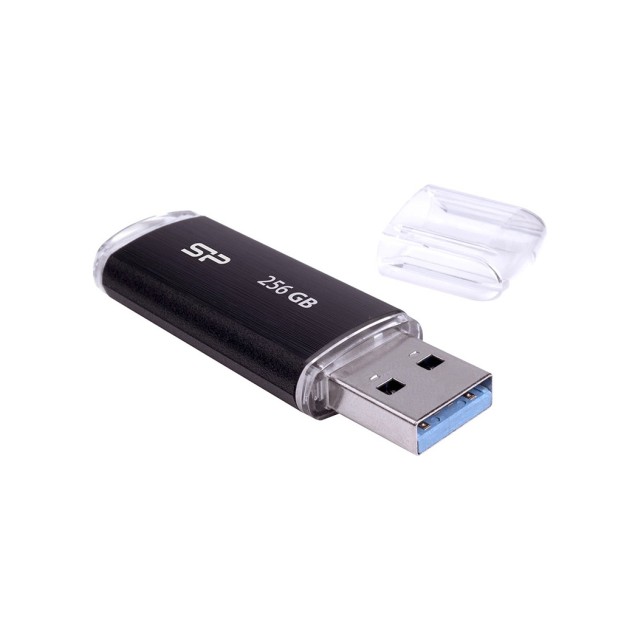 SILICON POWER USB Flash Drive Blaze B02, 256GB, USB 3.2, μαύρο