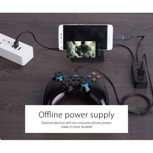 ORICO USB hub W5P-U2, 4x θυρών, USB 2.0, 480Mbps, USB σύνδεση, 1m καλώδιο, μαύρο