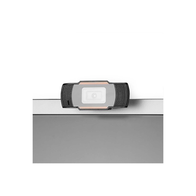 Web Camera Full HD 1080P με σταθερή εστίαση και ενσωματωμένο μικρόφωνο. NEDIS WCAM100BK