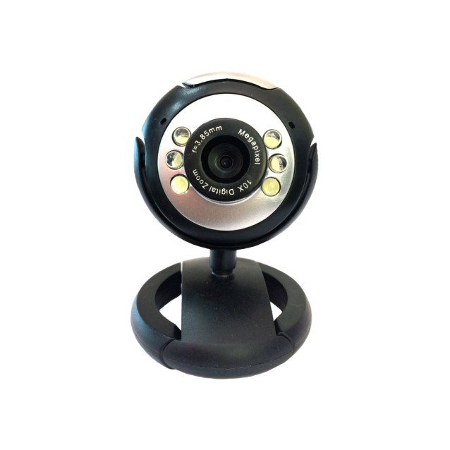 POWERTECH Web Camera PT-509 1.3MP, Plug & Play, μαύρη