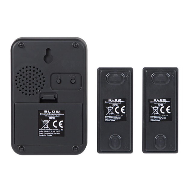 Ασύρματο Κουδούνι 1 προς 2 DPB-21 BLOW μαύρο