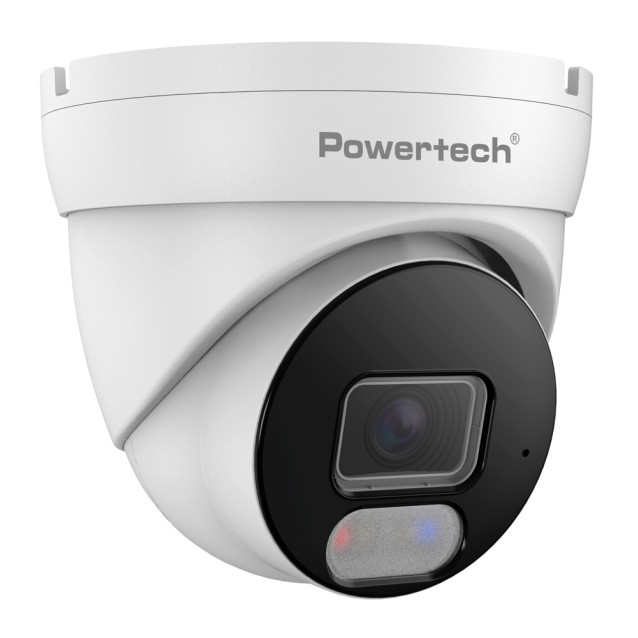 POWERTECH IP κάμερα PT-1591 με μικρόφωνο & Full Color λειτουργία, 4MP, 2.8mm, PoE, IP67