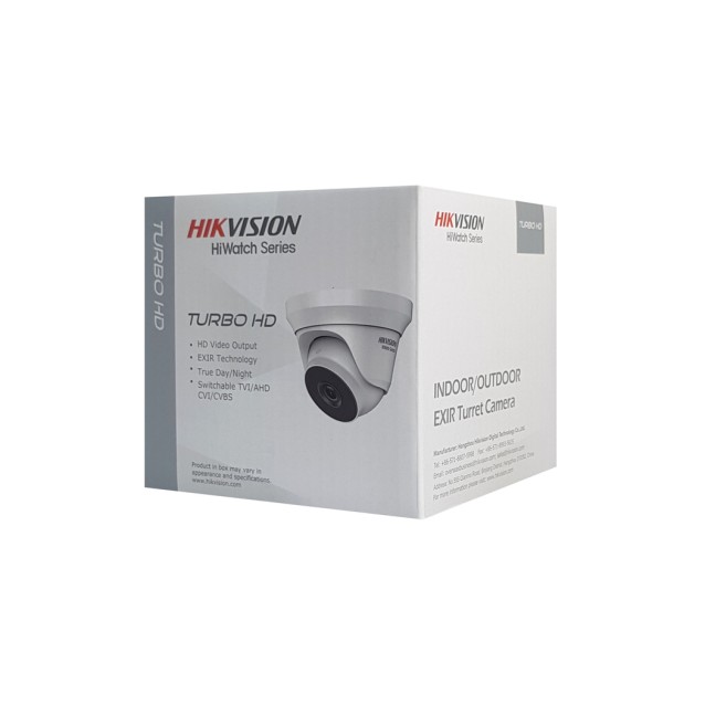 HIKVISION υβριδική κάμερα HiWatch HWT-T220-M, 2.8mm, 2MP, IP66, IR 40m
