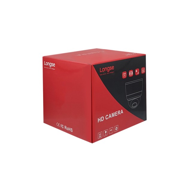 LONGSE υβριδική κάμερα LIRDBAHTC200F, 2.8mm, 2MP, αδιάβροχη IP67, IR 20m