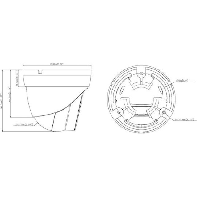 POWERTECH IP κάμερα PT-1591 με μικρόφωνο & Full Color λειτουργία, 4MP, 2.8mm, PoE, IP67