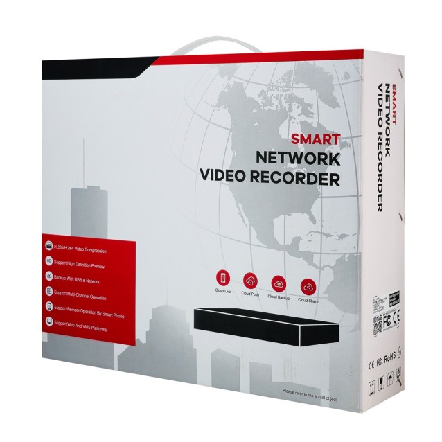 LONGSE XVR υβριδικό καταγραφικό XVRDA7016HCB, 8MP H.265/H.264, 16 καναλιών