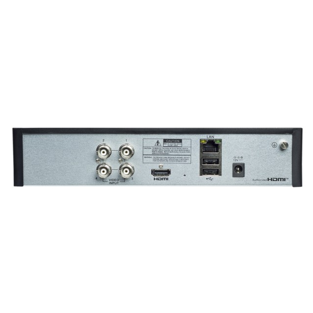 POWERTECH XVR υβριδικό καταγραφικό PT-1595, 5MP, H.264/H.265, 4 κανάλια
