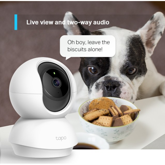 TP-LINK smart camera Tapo-C200 Full HD, Pan/Tilt, two-way audio, Ver. 1