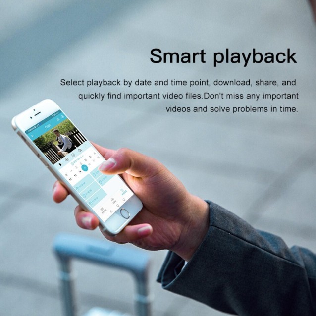 VSTARCAM smart IP κάμερα CS58, IP66, 3MP, WiFi, ανίχνευση καπνού