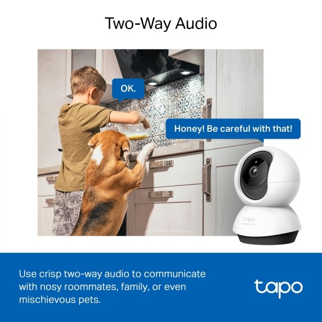TP-Link Pan Tilt Home Security Wi-Fi Camera Tapo C220