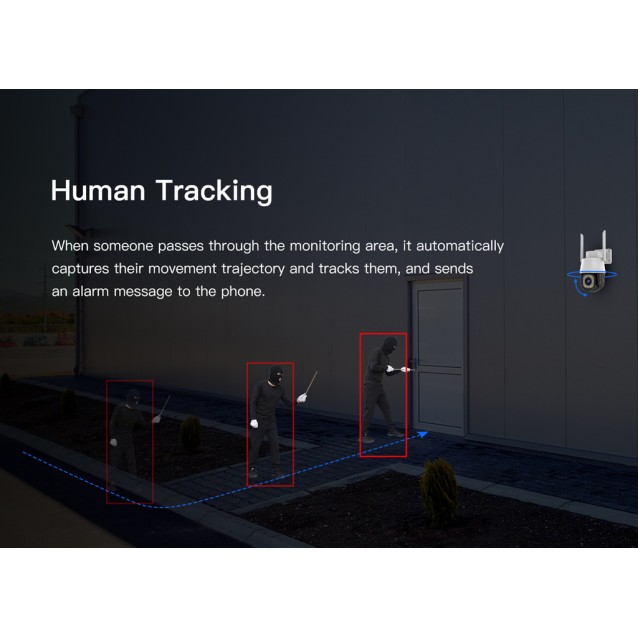 VSTARCAM smart κάμερα CS610Q, 4K/8MP, WiFi, PTZ, SD, IP66