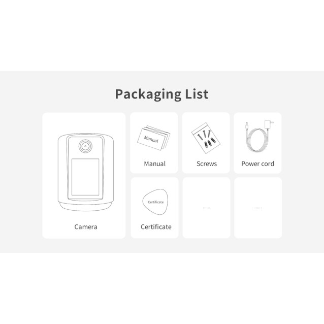 VSTARCAM smart κάμερα CV331S με οθόνη, 3MP, WiFi, 2000mAh, SD