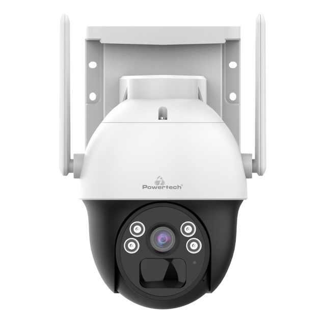 POWERTECH smart ηλιακή κάμερα PT-1341, 4MP, WiFi, PTZ, SD, IP66